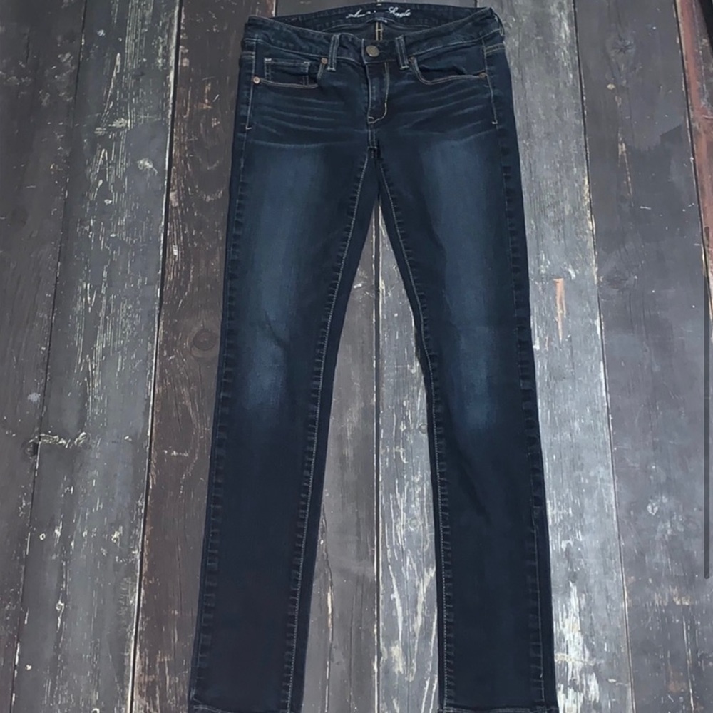 American Eagle skinny jeans dark wash